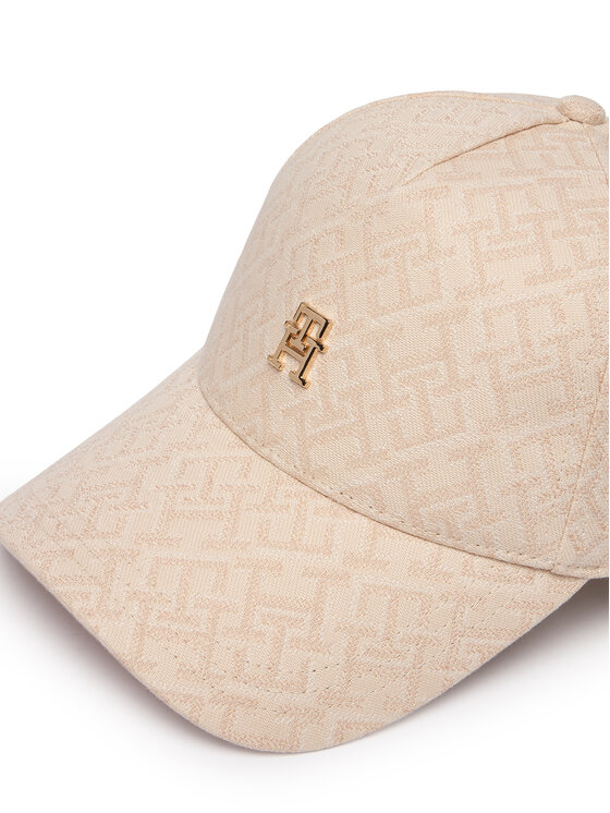 Tommy Hilfiger Tommy Hilfiger Kšiltovka Monogram Jacq Cap AW0AW18331 Béžová