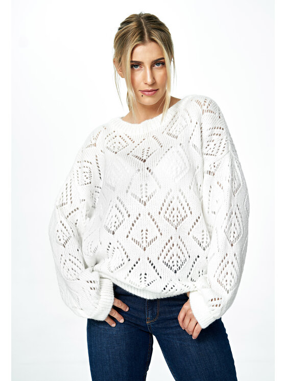 FIGL FIGLFIGL Maglione M887 Bianco Oversize