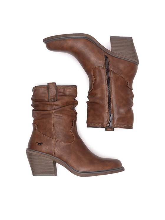 Mustang Mustang Cizme și botine cowboy 1479-501 Maro