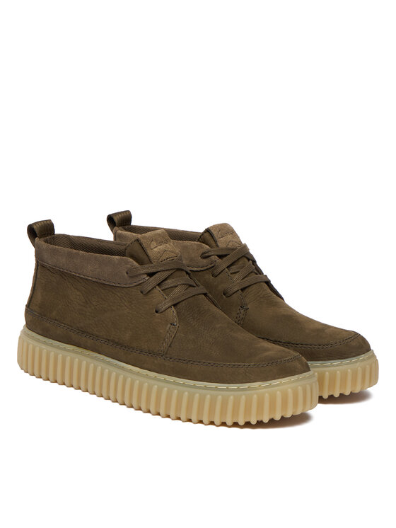 Clarks Clarks Schnürschuhe Torhill LaceHi 26183474 Khakifarben