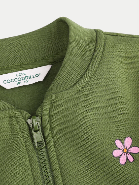 Coccodrillo Coccodrillo Bluza ZC4132602MGK Zielony Regular Fit