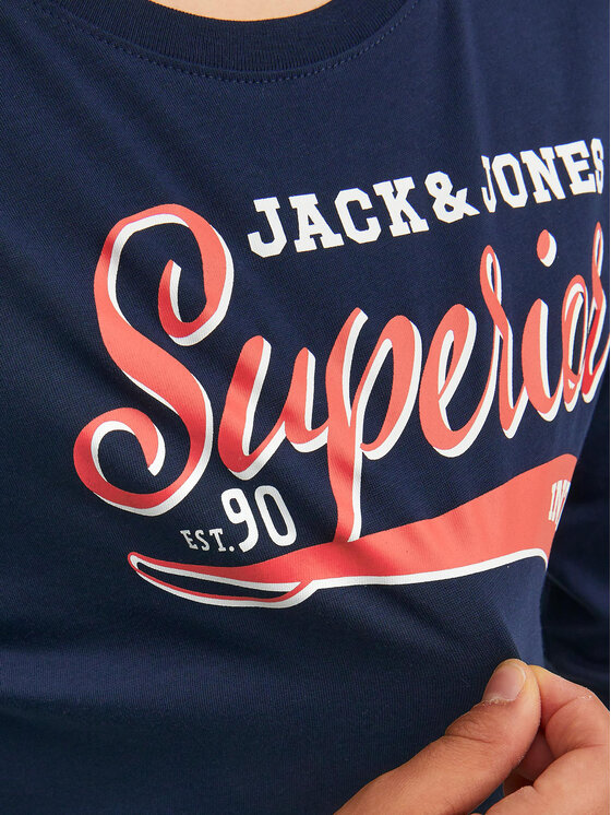 Jack&Jones Junior Jack&Jones Junior Majica 12237371 Tamnoplava Regular Fit