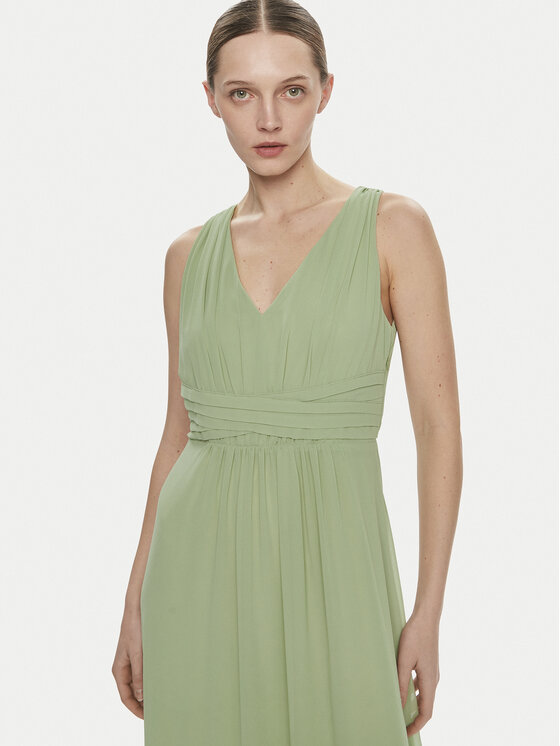Vila Robe de soiree Karin 14094107 Vert Regular Fit
