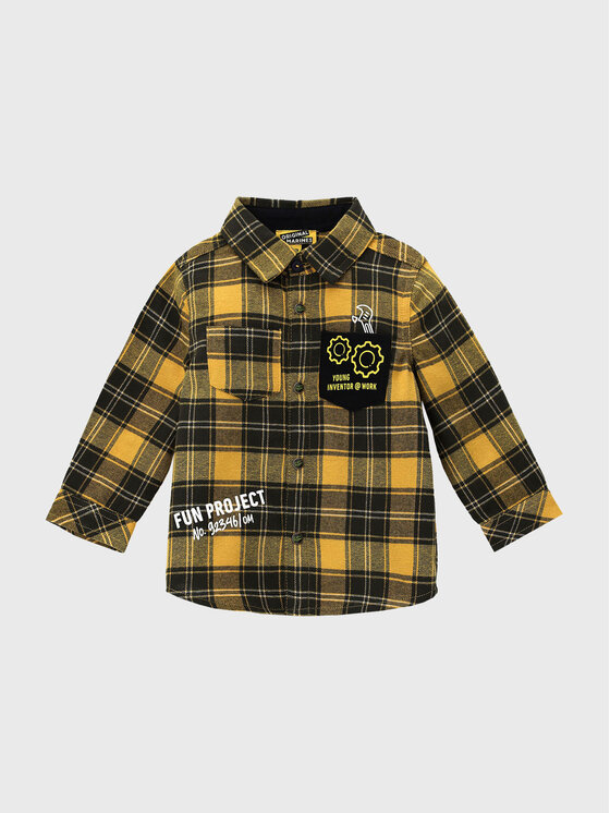 Original Marines Original Marines Košulja DCA0709NM Žuta Regular Fit