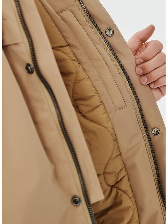 Pako Lorente Pako Lorente Kurtka zimowa P24WF-5X-003 Beżowy Classic Fit
