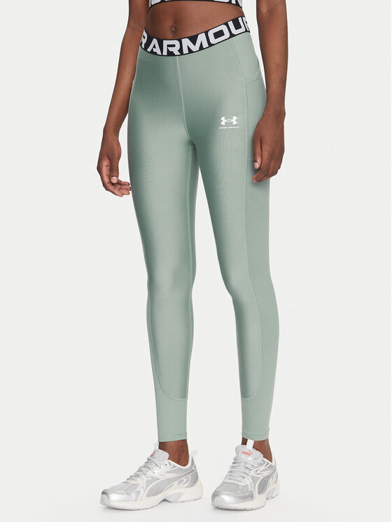 Under Armour Legíny HeatGear 1388693 Zelená Slim Fit