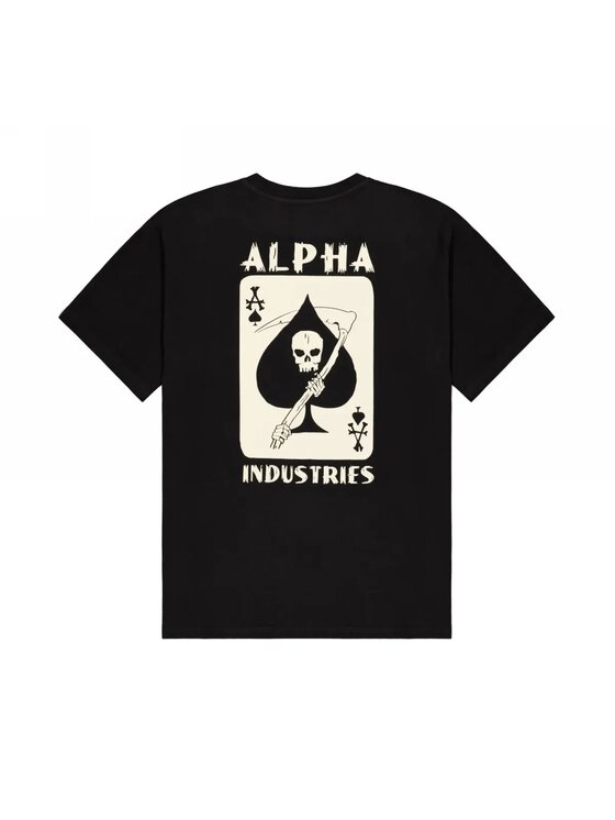 Alpha Industries Alpha Industries T-Shirt AI.268509 Czarny Regular Fit