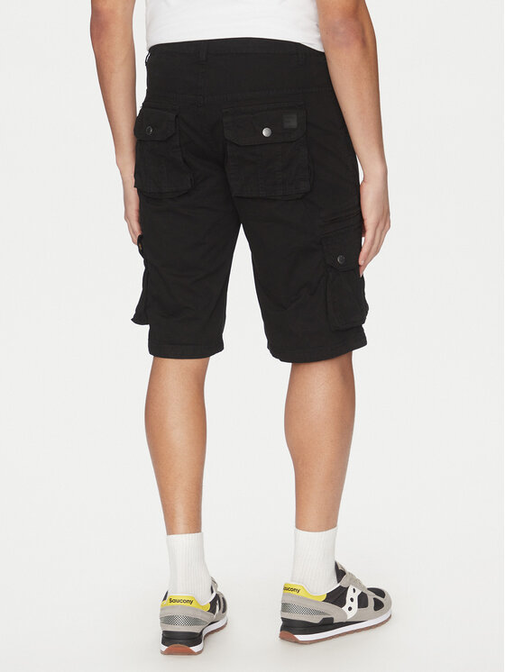 Alpha Industries Alpha Industries Kratke hlače iz tkanine 136250 Črna Regular Fit