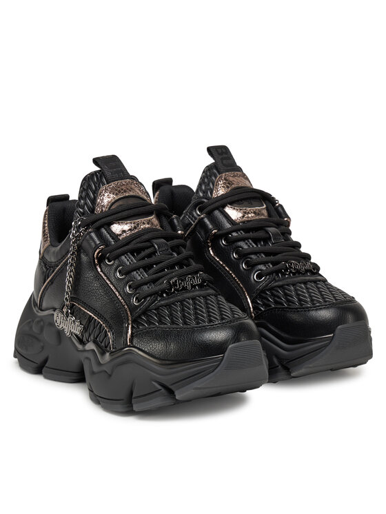 Buffalo Buffalo Sneakers Binary Quilt 1636304 Schwarz