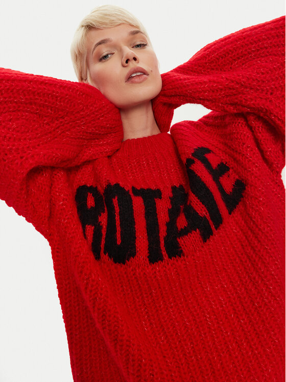 ROTATE ROTATE Maglione Brandy 1137491292 Rosso Loose Fit