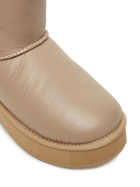 EMU Australia EMU Australia Μπότες Χιονιού Stinger Mini Flatform Leather W13189 Μπεζ