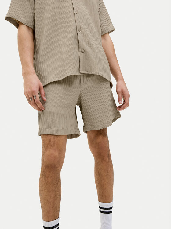 Jack & Jones Jack & Jones Szorty materiałowe Jaiden 12269672 Beżowy Relaxed Fit