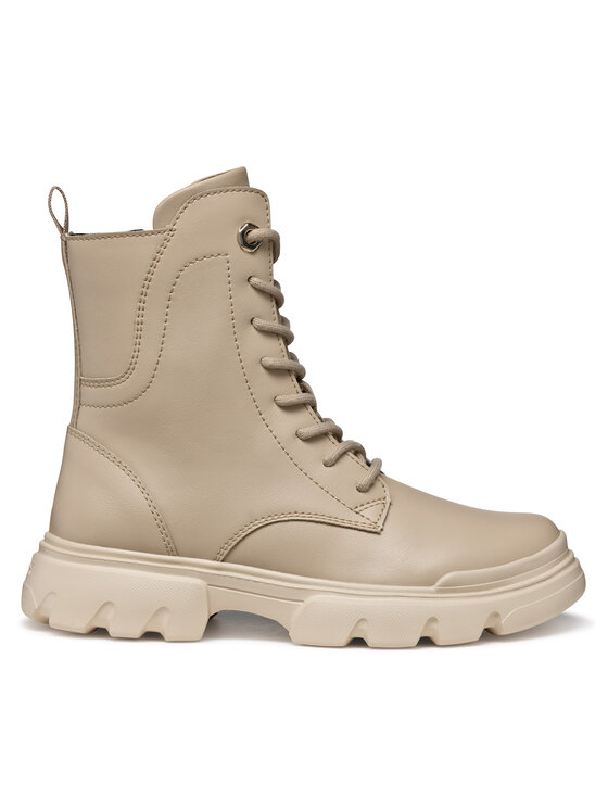 Geox Kozaki J Junette J56HVB 000BC C5000 S Beżowy
