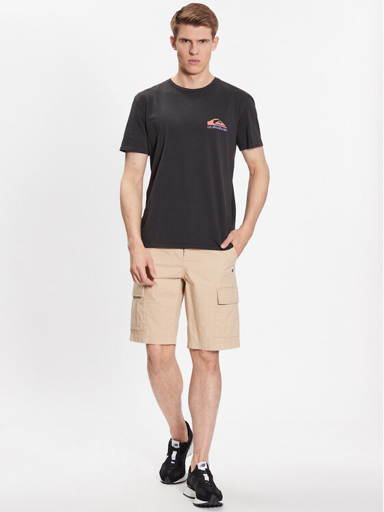 Quiksilver Quiksilver Tricou Pas Time Paradise EQYZT07252 Negru Regular Fit