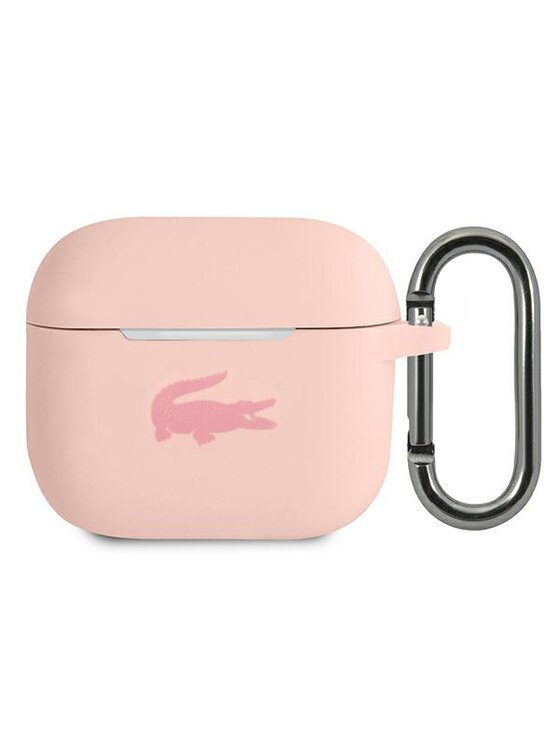 Etui na słuchawki Lacoste, Różowe, AirPods 3