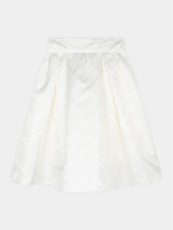 Karl Lagerfeld Kids Karl Lagerfeld Kids Спідниця Z30095 D Écru Regular Fit