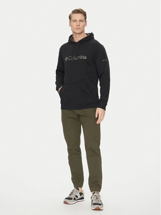 Columbia Columbia Μπλούζα Csc Basic Logo II EM2179 Μαύρο Regular Fit