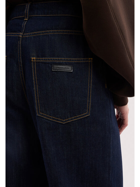 Trussardi Trussardi Jeansy P4569100361N0DA Niebieski Over Fit