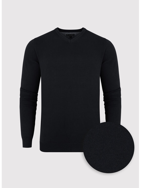 Pako Lorente Pako Lorente Sweter P23WB-2X-011 Czarny Classic Fit