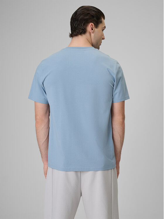 4F 4F T-Shirt COMMERCIAL 3 Niebieski jasny Regular Fit