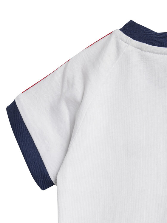 adidas adidas Komplektas: marškinėliai ir kelnės Denim JC7863 Mėlyna Regular Fit