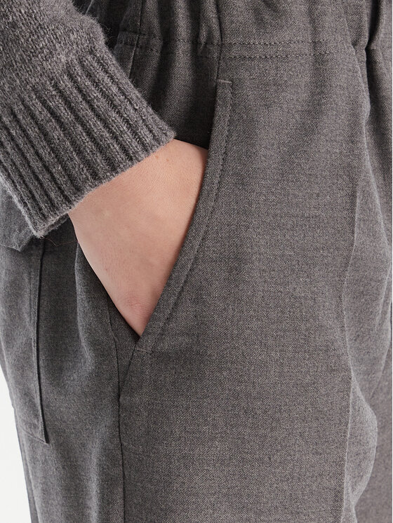 Weekend Max Mara Weekend Max Mara Pantaloni di tessuto Hataley 2525136022 Grigio Regular Fit