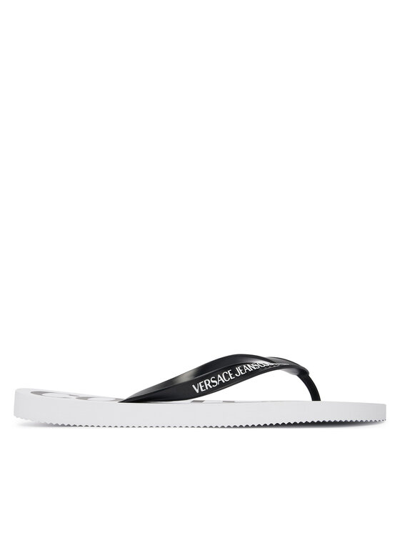 Versace Jeans Couture Versace Jeans Couture Šlepetės per pirštą 80YA3SQ7 ZSS81 Balta