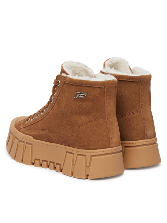 Tommy Jeans Tommy Jeans Schnürschuhe Tjw Platform Sneaker Mc Wl EN0EN03134 Braun