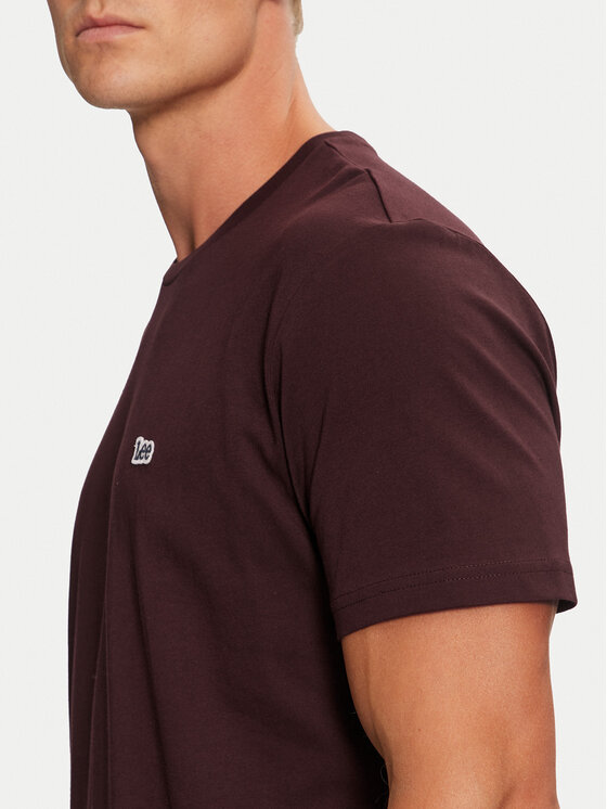 Lee Lee T-Shirt 112355585 Fioletowy Regular Fit