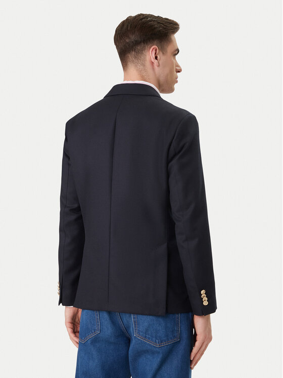 Tommy Hilfiger Tommy Hilfiger Sacou Pennu Crest Club MW0MW41807 Bleumarin Slim Fit