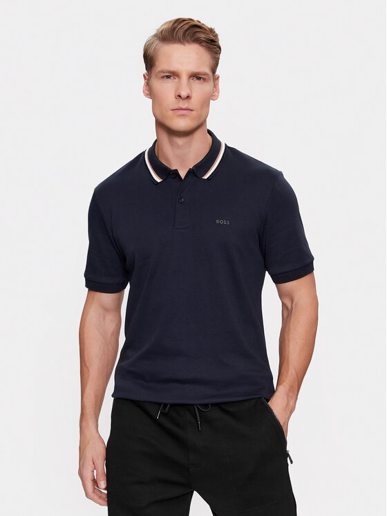 Boss Polokošeľa Penrose 38 50469360 Tmavomodrá Regular Fit