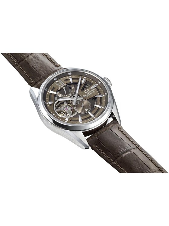 Orient Star Orient Star Zegarek RE-AV0139Y00B Brązowy