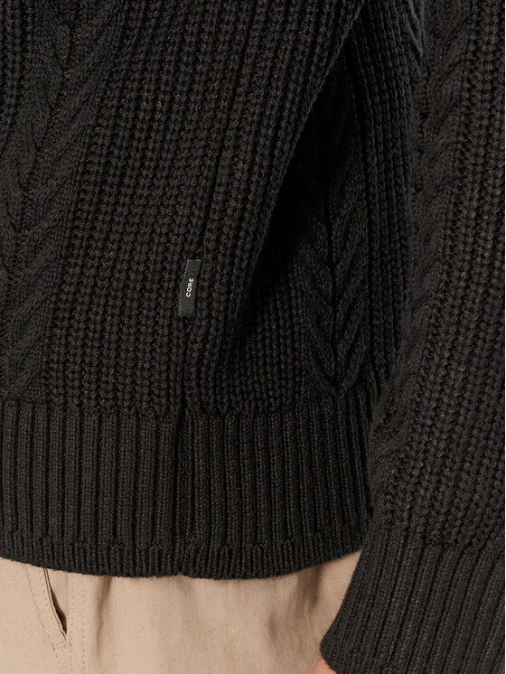 Jack & Jones Jack & Jones Sweter 12261436 Czarny Regular Fit