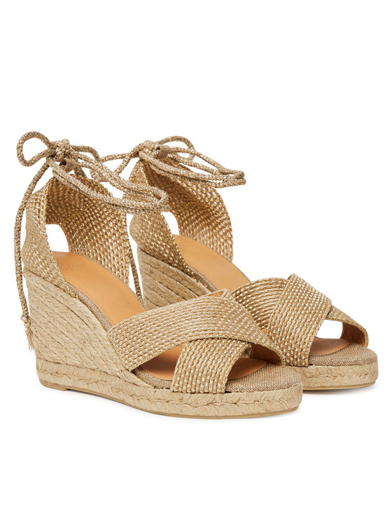 Castañer Castañer Espadryle Becca/8/256 025534 Beżowy