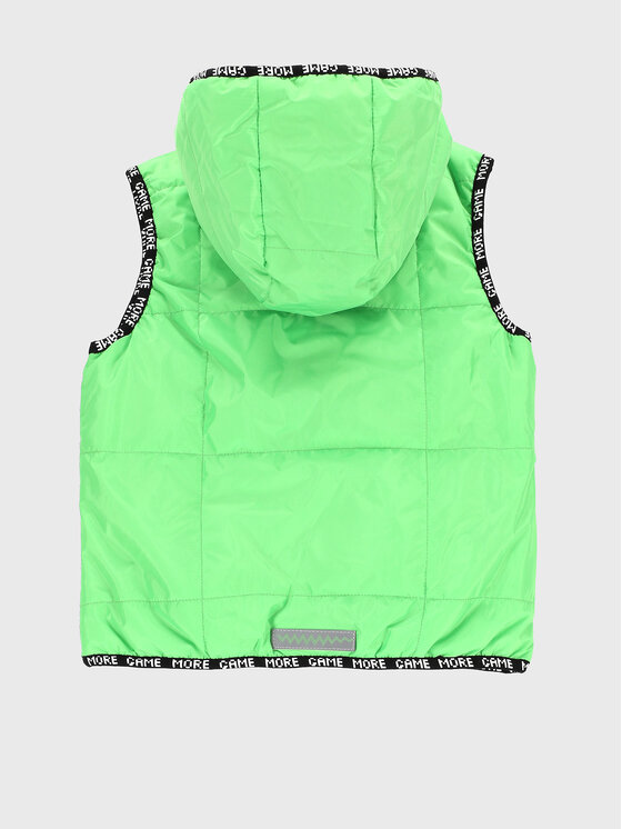 Coccodrillo Coccodrillo Kamizelka ZC2178502OBK Zielony Regular Fit