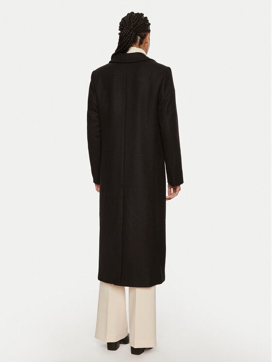 HUGO Hugo Villane mantel Mojeni 50526199 Must Regular Fit