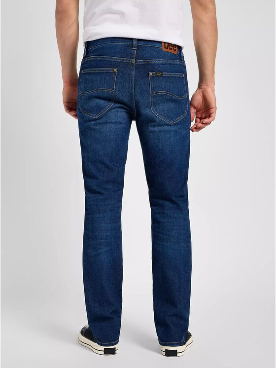 Lee Lee Jeansy X STRAIGHT Niebieski Straight Fit