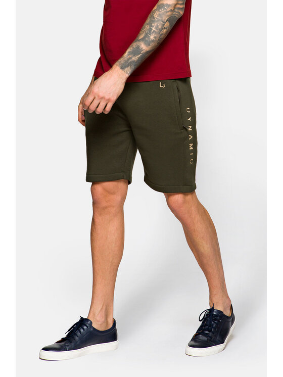 Lancerto Lancerto Szorty sportowe Elgin Zielony Regular Fit