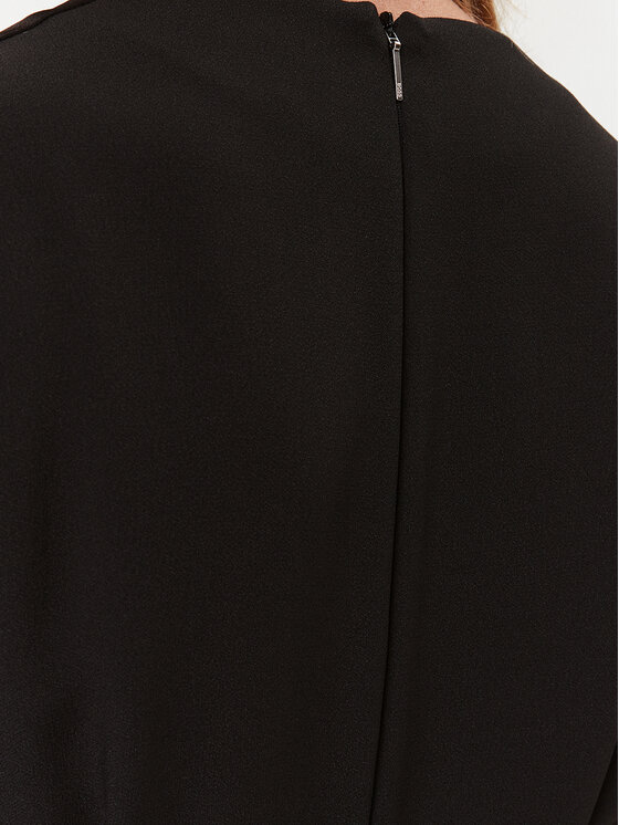 BOSS Boss Kombinezon Debasa 50500086 Črna Wide Leg