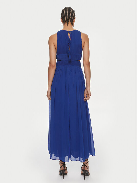 Patrizia Pepe Patrizia Pepe Kokteilinė suknelė 2A2713/A061-CA01 Tamsiai mėlyna Regular Fit