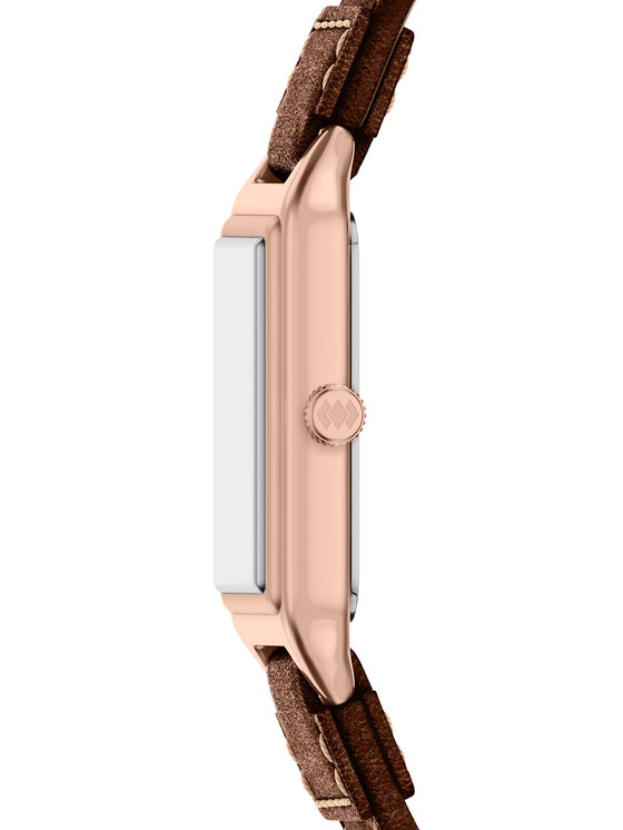 Fossil Fossil Zegarek Raquel ES5503 Brązowy ciemny