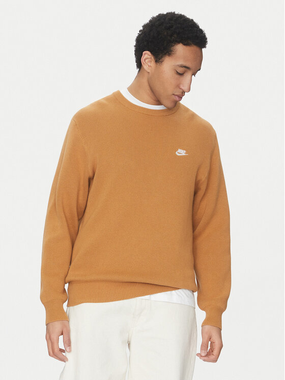 Nike Nike Svetr FQ2912 Hnědá Regular Fit