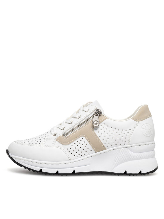 Rieker Rieker Sneakersy N6304-80 Biały