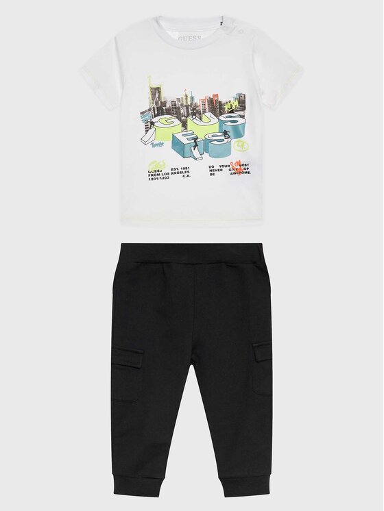 Guess Set tricou și pantaloni I3RG18 K6YW0 Colorat Regular Fit
