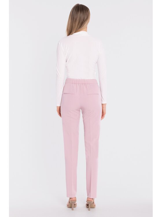 Stylove Stylove Pantaloni di tessuto S433 Rosa Cigarette Fit