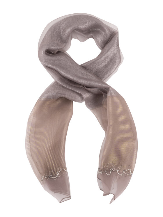 ALLORA BE UNIQUE ALLORA BE UNIQUE Scialle silk & wool Grigio