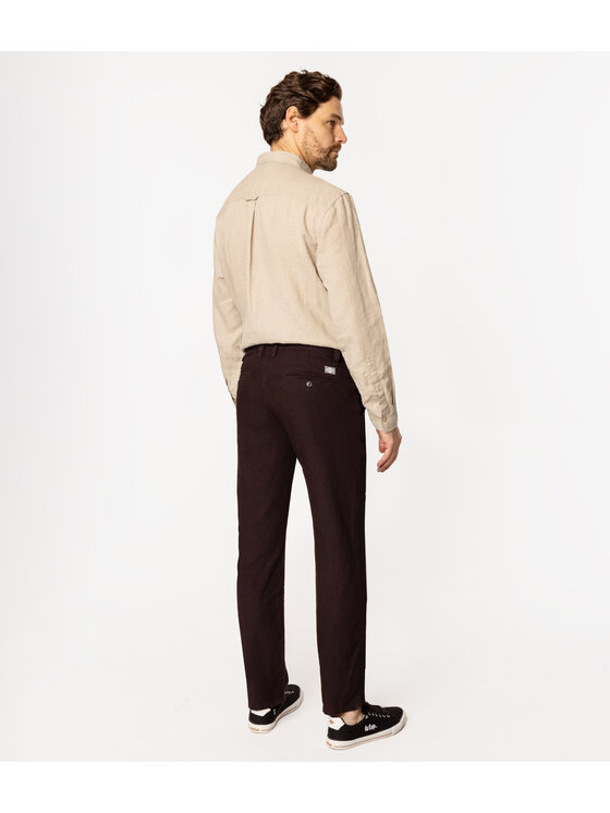 Lee Cooper Lee Cooper Spodnie materiałowe GALATA 3600 Czarny Comfort Fit