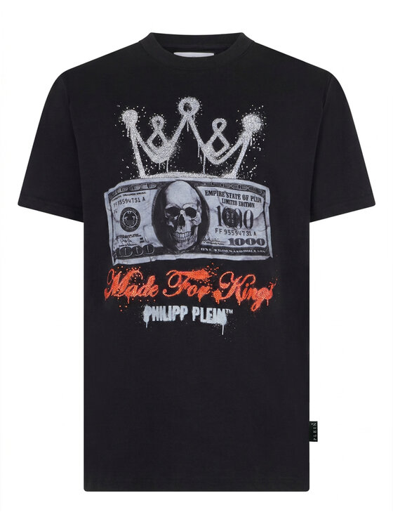 PHILIPP PLEIN PHILIPP PLEIN T-Shirt 31614 Černá Regular Fit