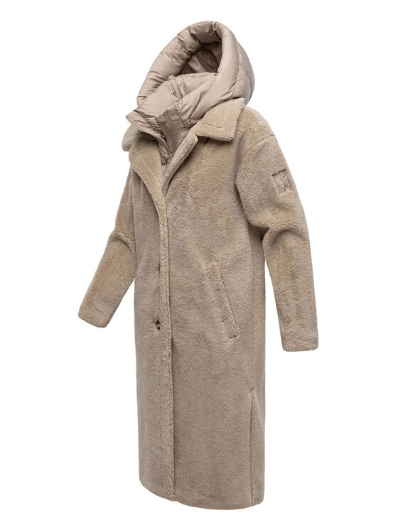Navahoo Navahoo Kurtka zimowa Teddyzauber Szary Regular Fit