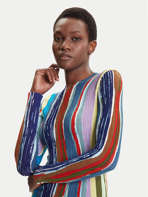Desigual Desigual Haljina za svaki dan Carla 25WWVF07 Šarena Slim Fit